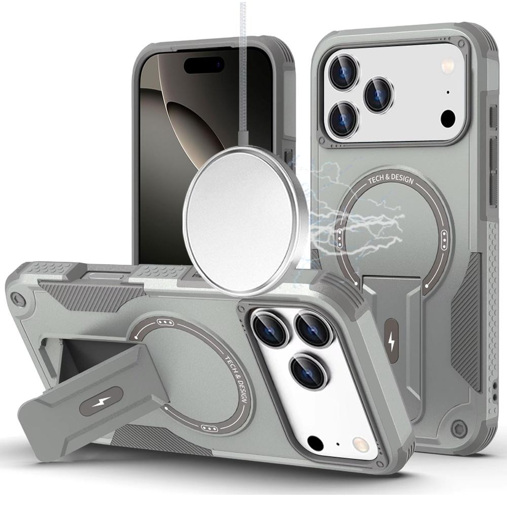 IPhone 17 Pro Cases Sturdy Bracket Kickstand Magnetic Hybrid, photo 2 of 4