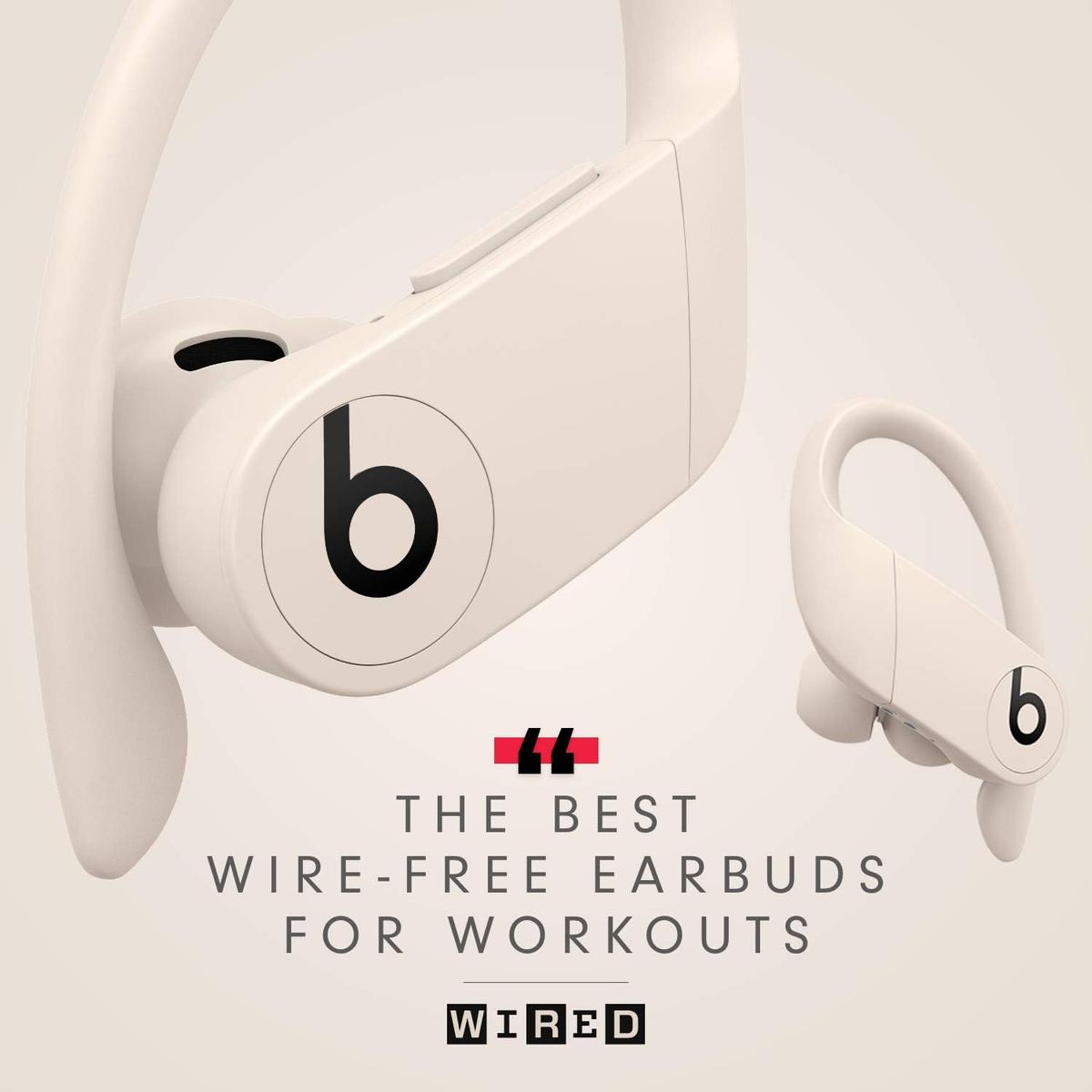 Beats Powerbeats Pro Wireless Earbuds - Apple H1 Headphone Chip, Class 1 Bluetooth Headphones, 9 Hours of Listening Time, Sweat Resistant, Built-in Microphone - Ivory, photo 2 of 7