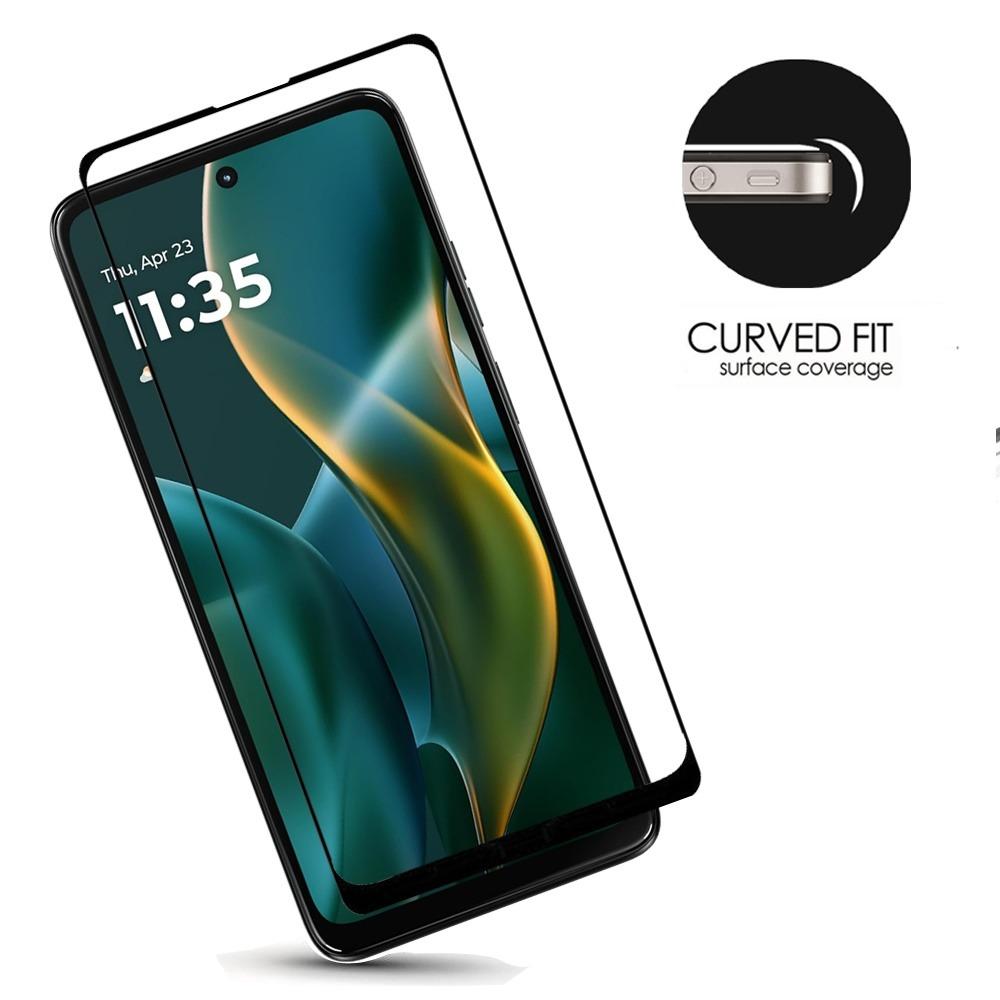 Moto G 5G 2025/2026 Black Edged Tempered Glass Screen Protector, photo 3 of 4