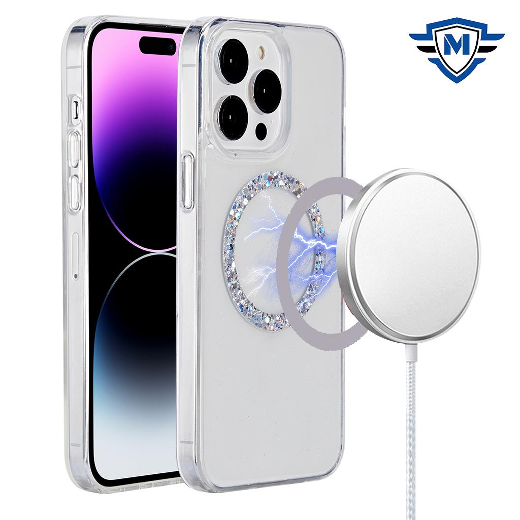 iPhone 15 METKASE Double Protection IMD Design Pattern [Magnetic Circle] Premium Case - Epoxy Design