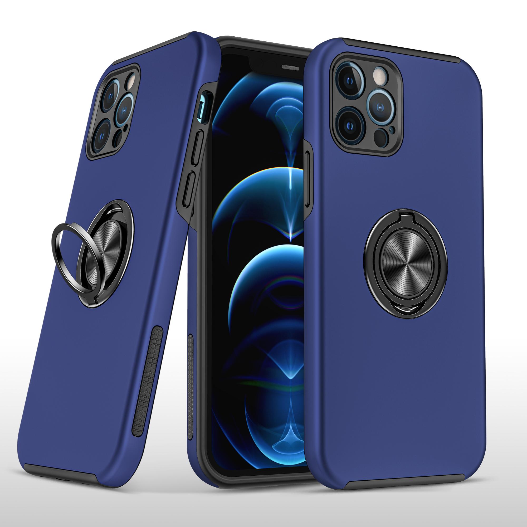 iPhone 14 Plus CHIEF Oil Painted Magnetic Ring Stand Hybrid Case Cover – Artistic Design with Full-Function Protection