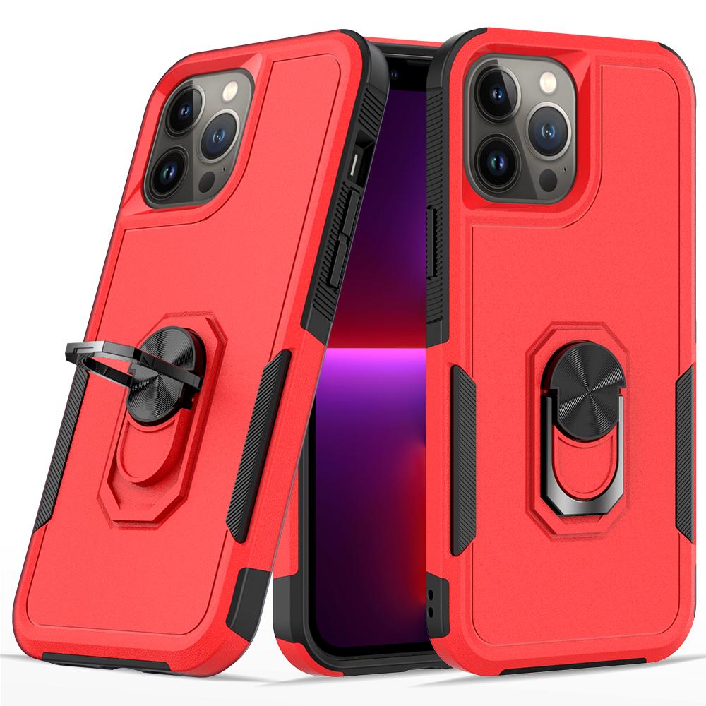 Apple iPhone 14 PRO 6.1" Perfect Tough Thick Hybrid Case with Metal Ring Stand | Heavy-Duty Shockproof Cover, photo 3 of 7