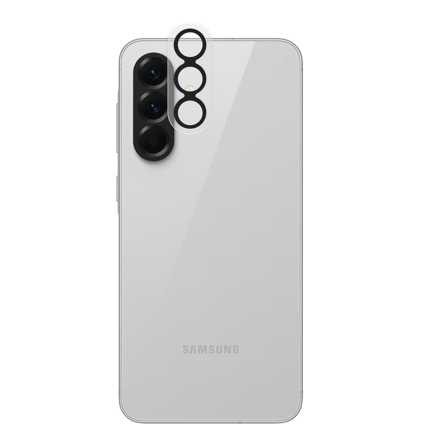 Samsung Galaxy A37 Camera Lens Protector Black Edge Tempered Glass 2.5D