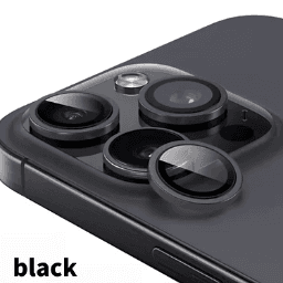 Premium Tempered Glass Camera Lens Protector for iPhone 15 & 14 Series, photo 2 of 3
