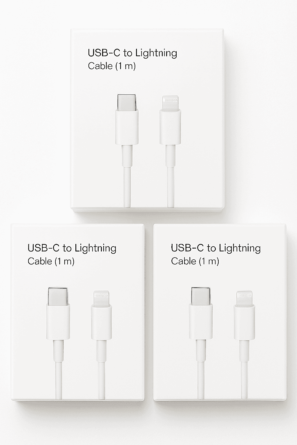 Apple USB-C to Lightning Cable (1m) – Fast Charging & Data Transfer | Original Quality