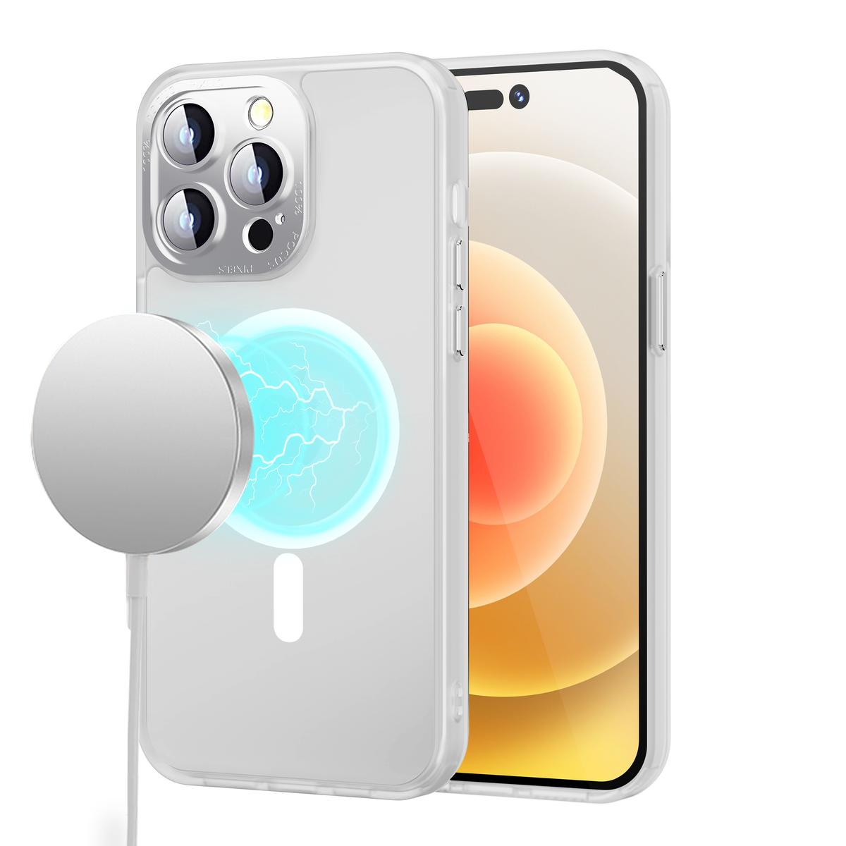 iPhone 15 Complete Protection HQ Hybrid with Metal Tempered Camera Glass - Clear