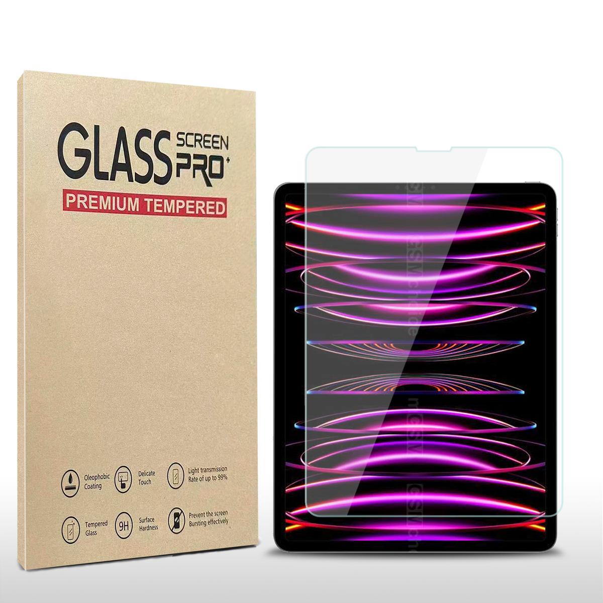 Apple iPad Pro 12.9 inch (2021) Tablet HQ AB Glue Tempered Glass .33mm Thick