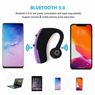 Sporty Bluetooth Earpieces with Microphone and Music 918M in Purple, photo 2 of 6