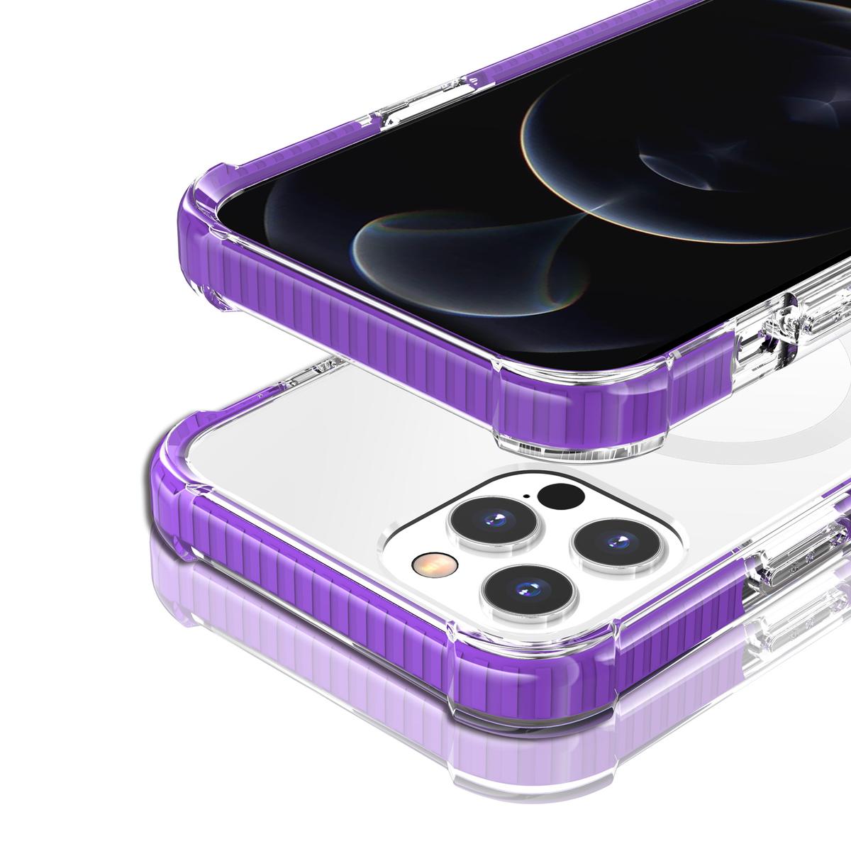 iPhone 15 Pro Tough 2.5mm Acrylic Transparent Shockproof Hybrid Case with [Magnetic Circle], photo 2 of 7