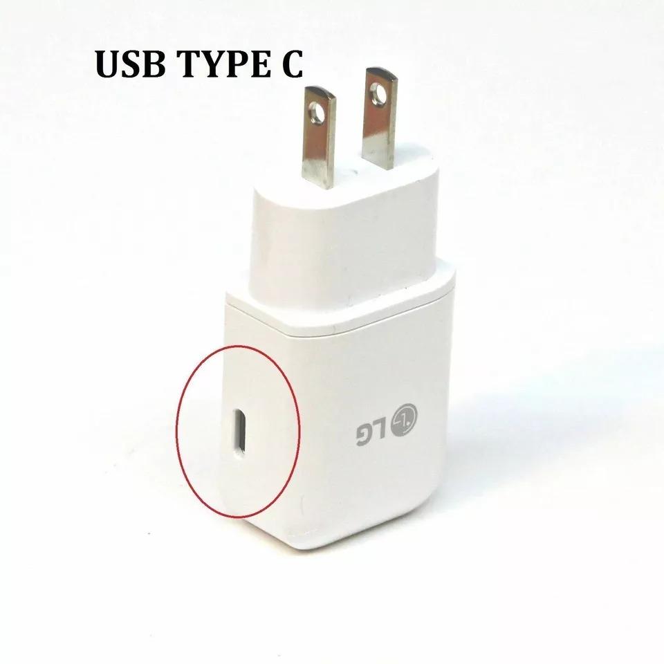 Original LG Wall Charger + USB-C Data Cable Kit for LG V70/V60/G6/G8X/Q80/Stylo6, photo 3 of 6