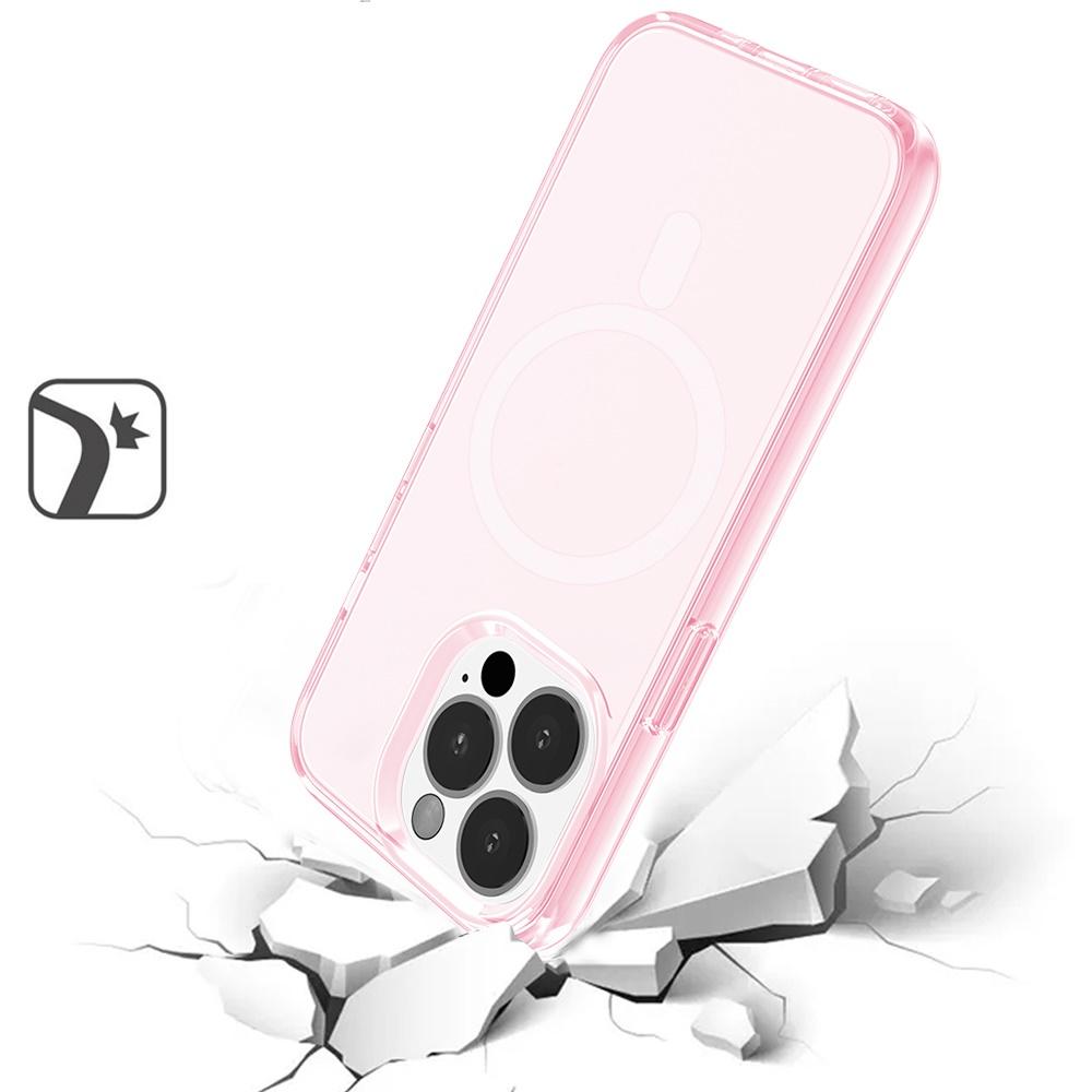 iPhone 15 Pro Max Skin-Touch Magnetic Hybrid Case – Soft Finish with Kickstand & Metal Ring, photo 4 of 6