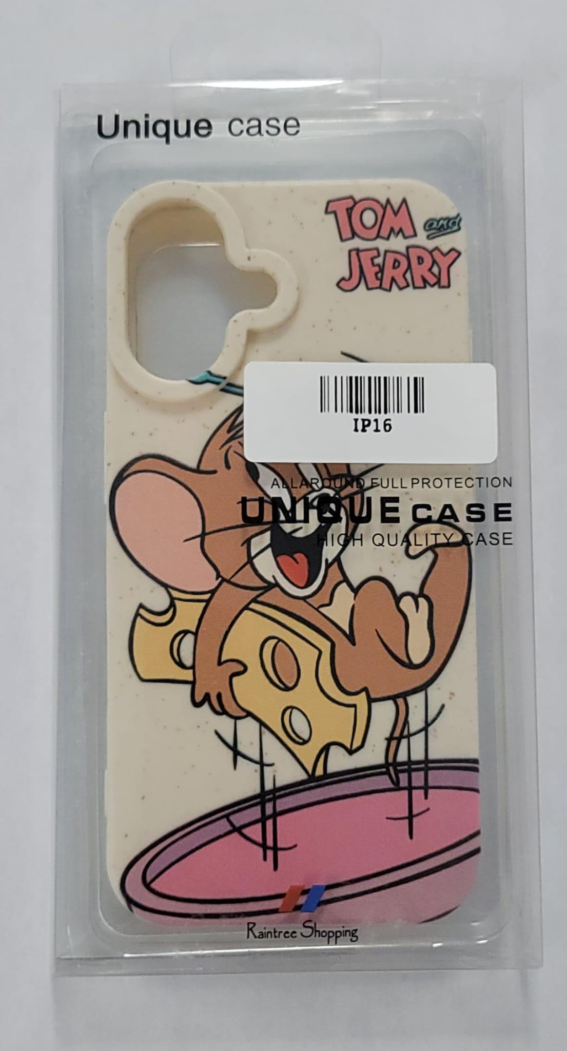 Tom and Jerry – Jerry with Cheese Phone Case (IP16)