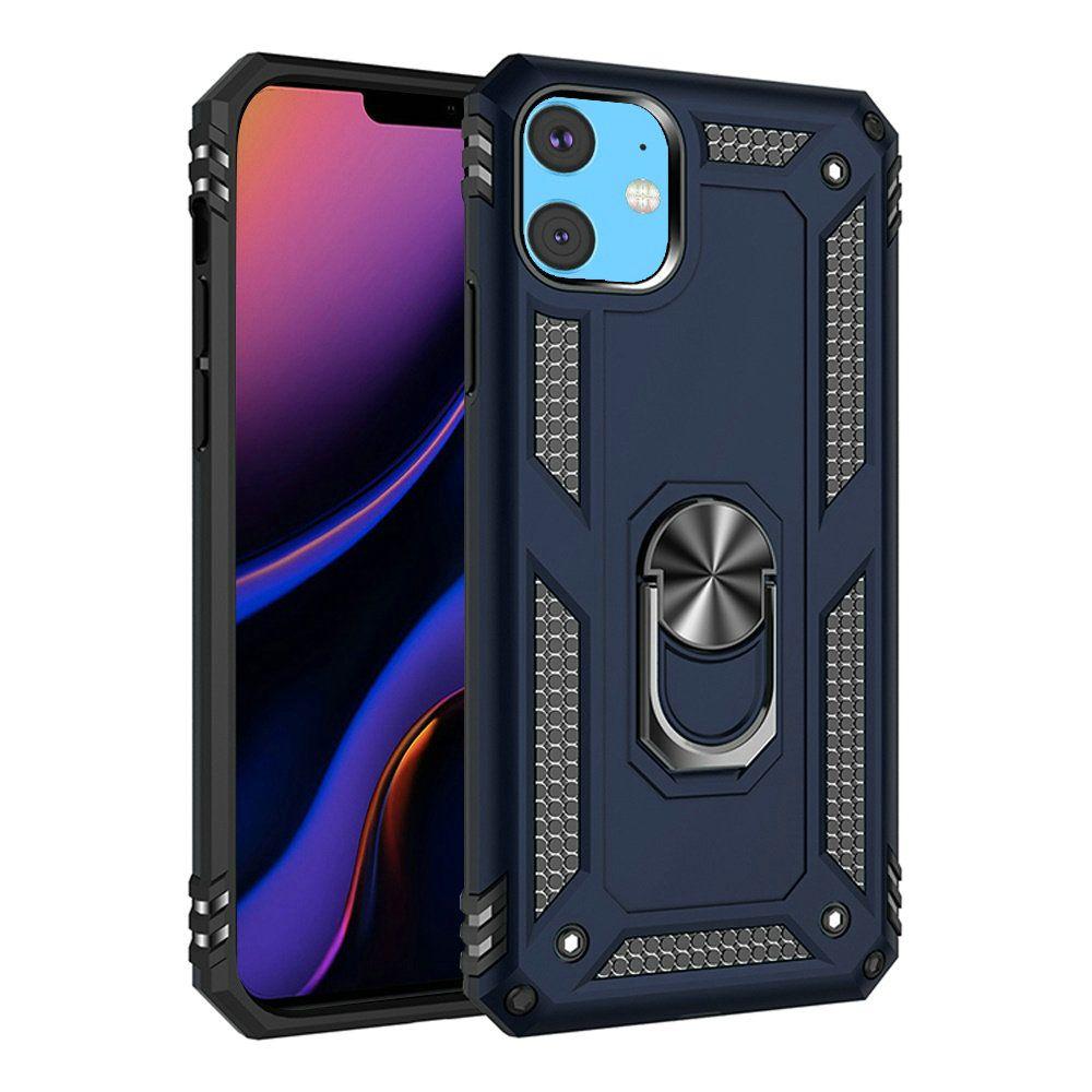 iPhone 15 Plus Ring Magnetic Kickstand Hybrid Case Cover, photo 3 of 7