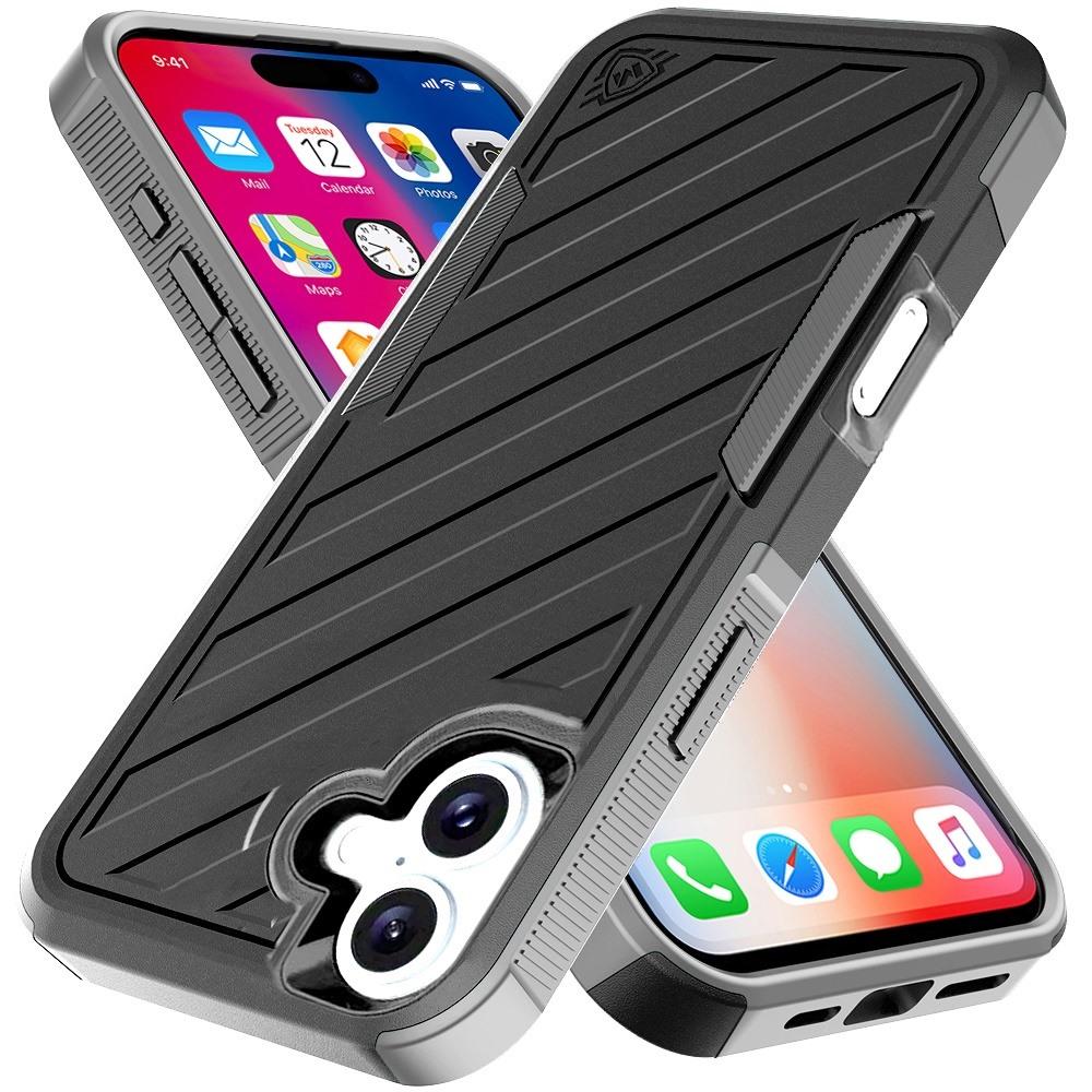 iPhone 16 6.1" Noble Lined Dual Layer Hybrid Case – Shockproof, photo 2 of 8