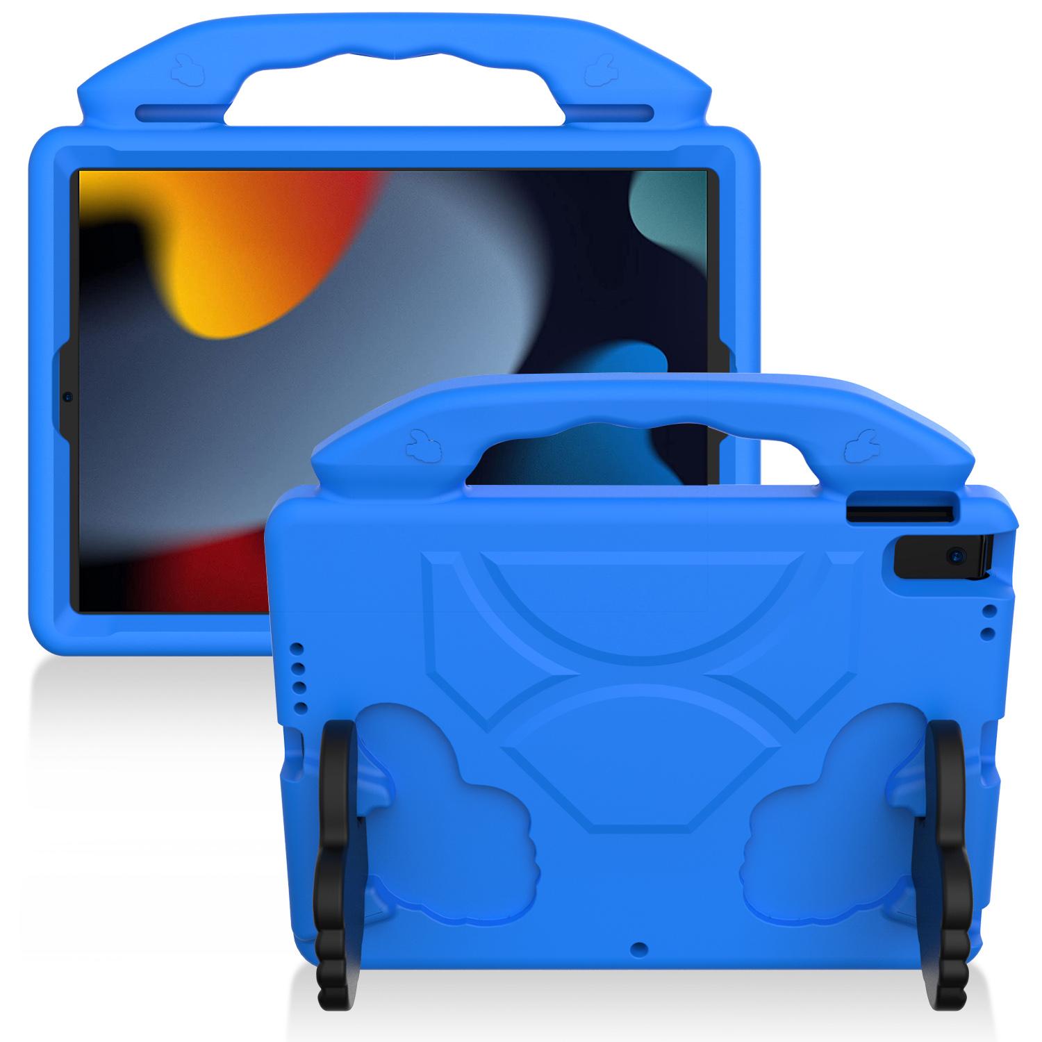 Apple iPad 9.7 inch Thumbs Up Kickstand Shockproof Tablet Case Cover - Blue