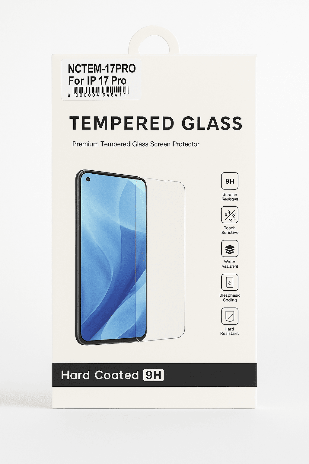 Tempered Glass Screen Protector (Hard Coated 9H)