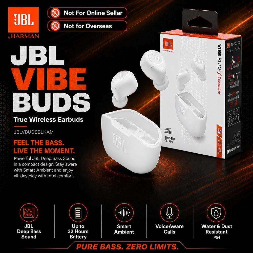 JBL Vibe Buds True Wireless Earbuds, photo 5 of 5