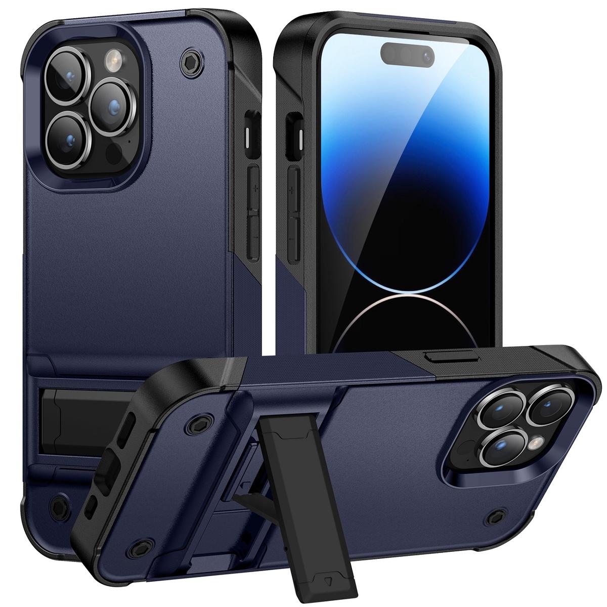 iPhone 12 & iPhone 12 Pro Thunder Series Hybrid Kickstand Case Cover – Shockproof Protection with Built-in Stand, photo 3 of 6