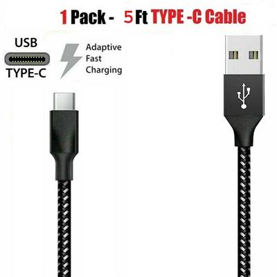 Heavy Duty 6-feet Fabric Type-C cable - Black, photo 3 of 5