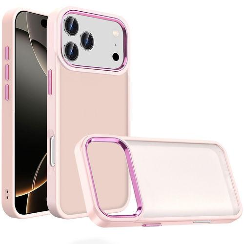 For iPhone 17 Pro Max Luxury Shockproof Acrylic Hybrid Protective Cover with Polished Oil Finish & Metal Buttons, photo 3 of 3