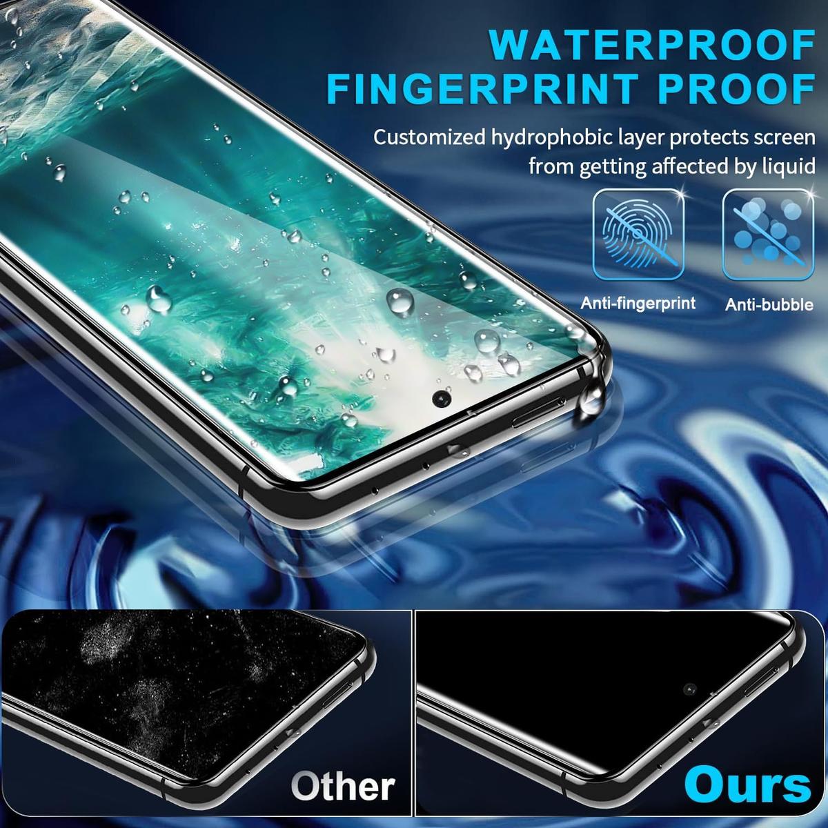Pack of 3 Samsung Galaxy S21 Ultra Tempered Glass Screen Protectors – Case Friendly, HD Clear & Bubble-Free Application, photo 4 of 4