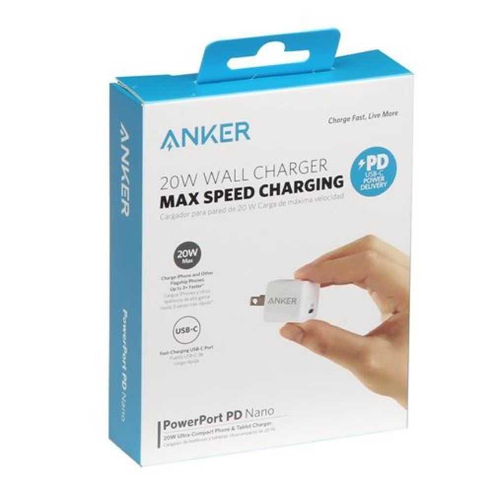 ANKER 20W NANO USB-C WALL CHARGER