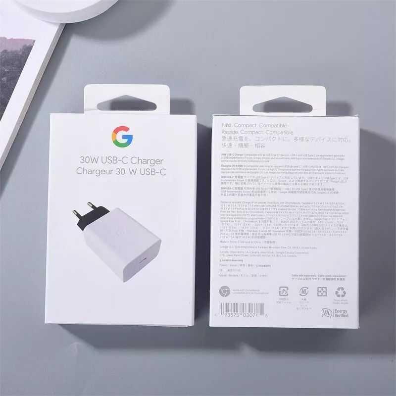 30W Google PD Type-C Fast Charger Adapter Cable For Google Pixel 7 6 5 Pro 6A, photo 2 of 6