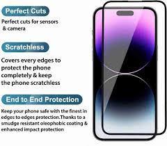 Glass Screen Protector Compatible for iPhone 16 / 16 pro / 16 pro max [6.1 Inch], 3 Pack Tempered Glass, photo 3 of 4