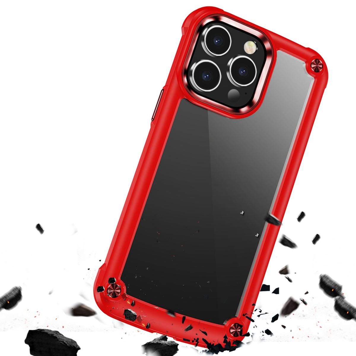 Apple iPhone 14 Pro Max 6.7" Ultimate CaseX Transparent Hybrid Case – Metal Buttons & Enhanced Camera Protection, photo 2 of 7