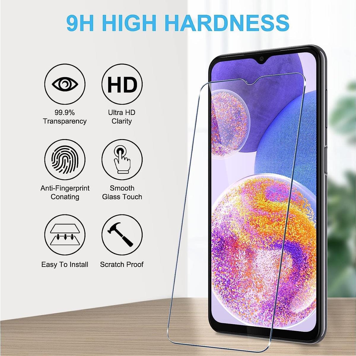 Pack of 3 Samsung Galaxy A33 Tempered Glass Screen Protectors – Ultra Durable, Anti-Scratch, HD Clarity & Easy Bubble-Free Install, photo 3 of 4
