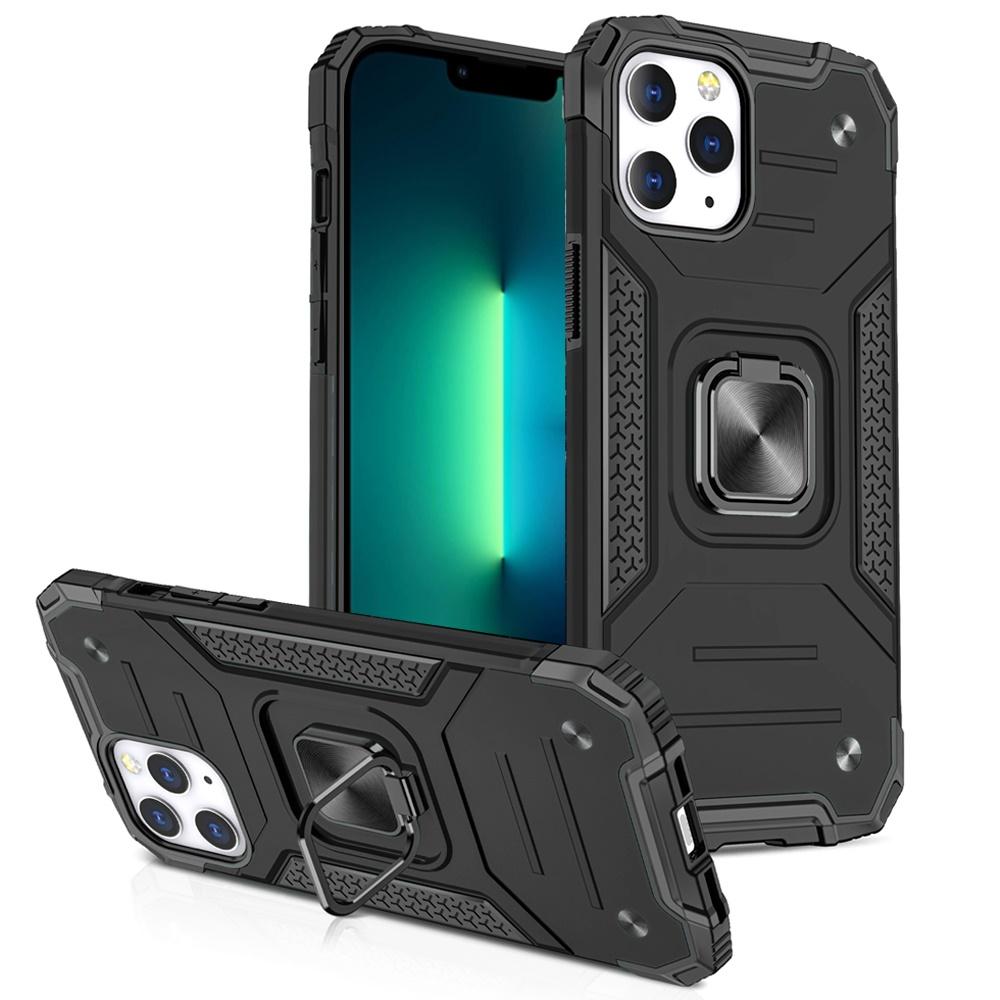 iPhone 13 Pro Max Robust Magnetic Kickstand Hybrid Case with Shockproof Protection and Metal Ring Stand, photo 6 of 6