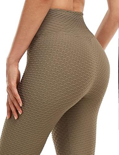 HeyNuts Women's High Waist Pants Tummy Control Butt Lifting Leggings Textured Anti Cellulite Tights ( But 1 get 1 Free ), photo 2 of 4
