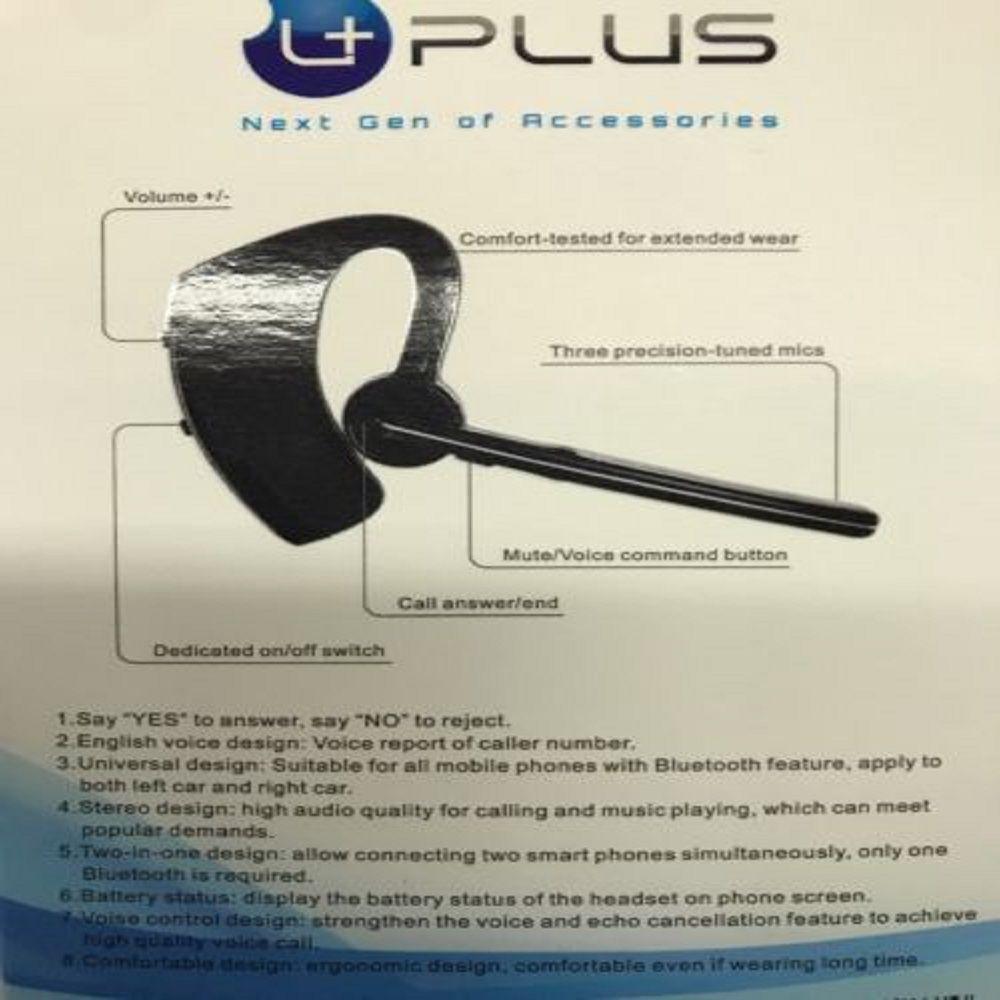 uPlus V8 Triumph Bluetooth Wireless Headset — Stereo Over‑Ear Sport Earphone with Mic, Neckband Design, photo 2 of 4