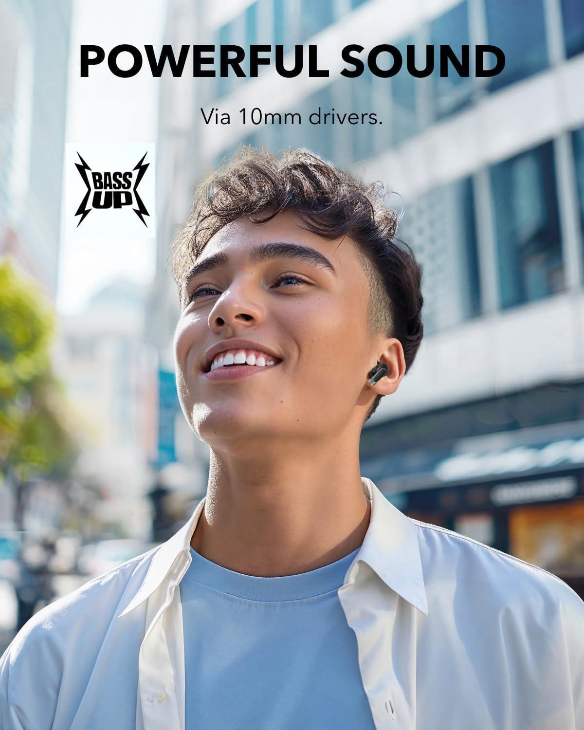 Touch Screen Earbuds, Active Noise Cancelling True Wireless Stereo Bluetooth 5.3 Waterproof LED Smart Screen Earbuds, 30H Long Playtime 10mm Drivers with Big Bass, 4 Mics for AI Clear Calls, photo 2 of 4