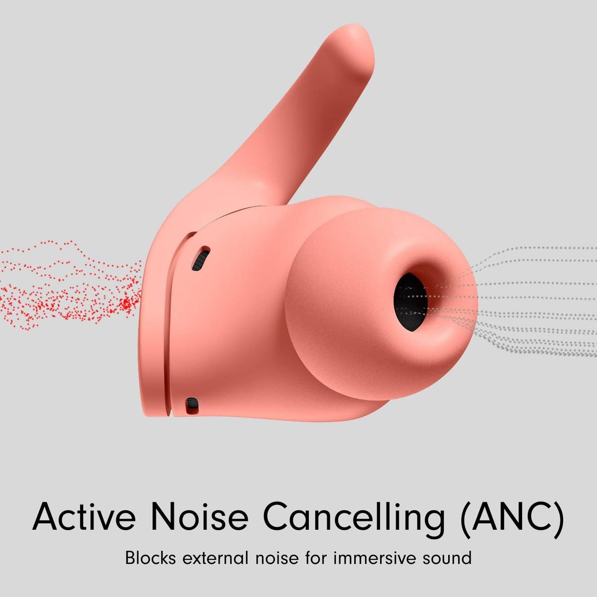 Beats Fit Pro True Wireless Noise Cancelling in-Ear Headphones - Coral Pink, photo 4 of 6