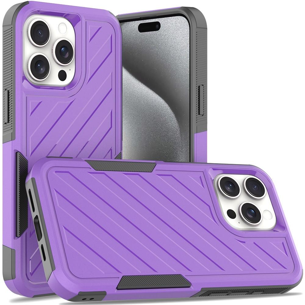 Noble Lined Dual-Layer Hybrid Shockproof Case for iPhone 15 Pro Max, photo 5 of 9