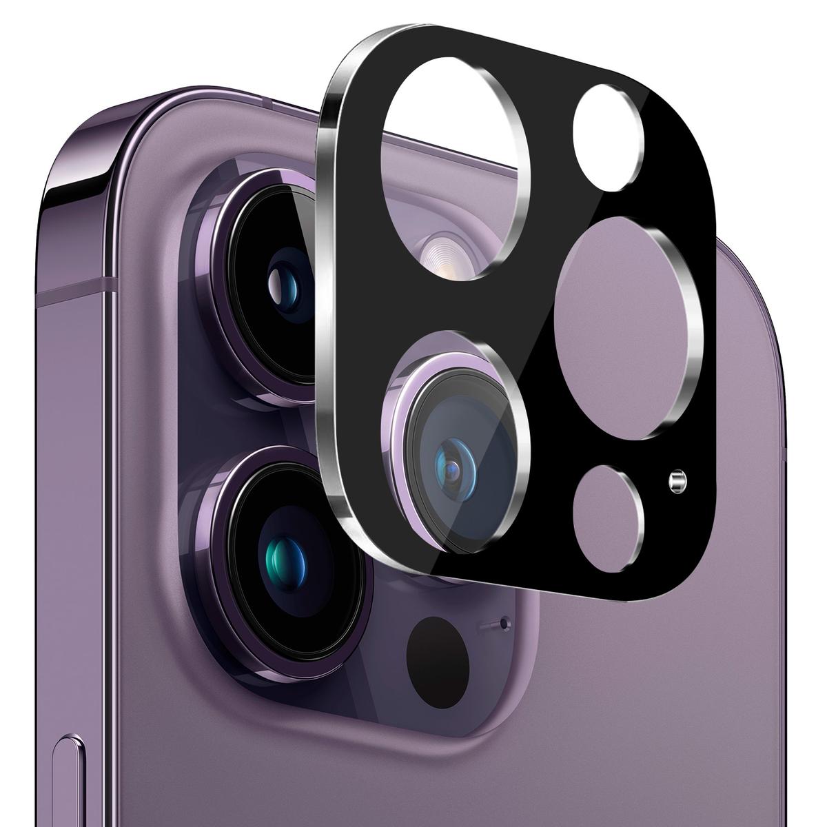 Apple iPhone 14 PRO MAX 6.7" Camera Lens Colored Edge Tempered(2.5D) - Black, photo 2 of 2