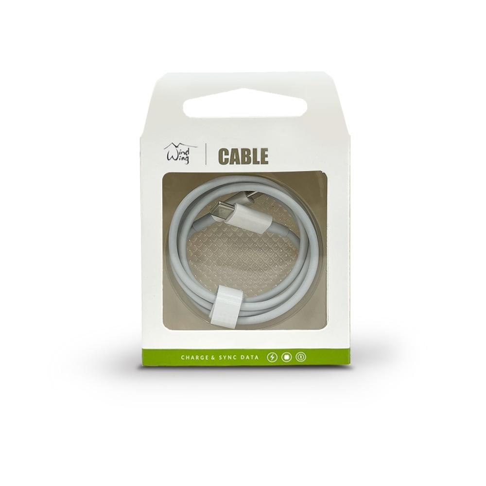 fast charger cable for type C to type C 3FT in white work for iPhone 15 Series, photo 2 of 4
