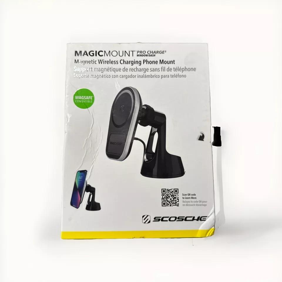 Scosche MagicMount Pro Charge5 Wireless Window/Dash Charging Phone Mount