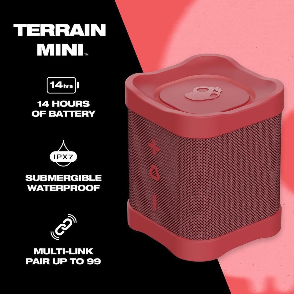 SKULLCANDY TERRAIN MINI WIRELESS SPEAKER - RED