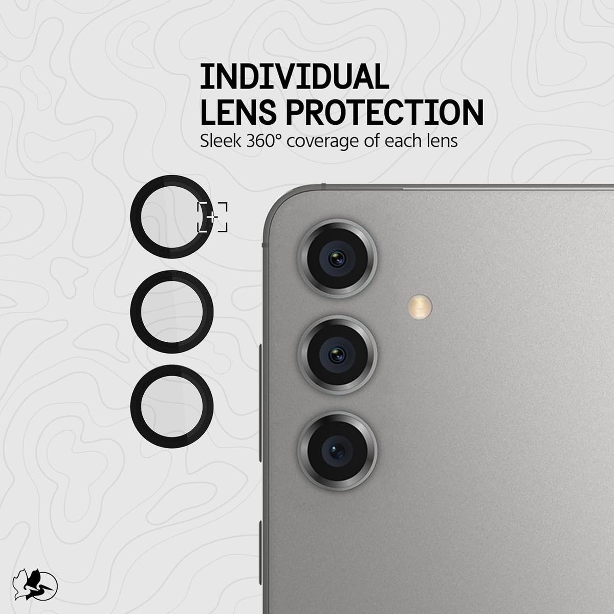 Premium Camera Lens Protector for Samsung Galaxy S24 – 9H Tempered Glass, Anti-Scratch & HD Clarity, photo 4 of 5