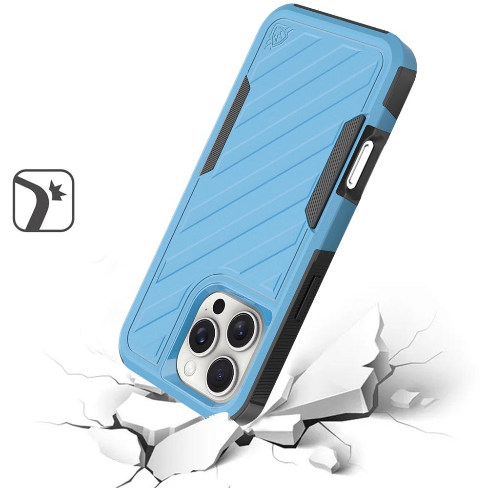 iPhone 16 Pro 6.3" METKASE Noble Lined Dual-Layer Hybrid Case | Shockproof Rugged Cover in Slide-Out Premium Packaging, photo 10 of 13