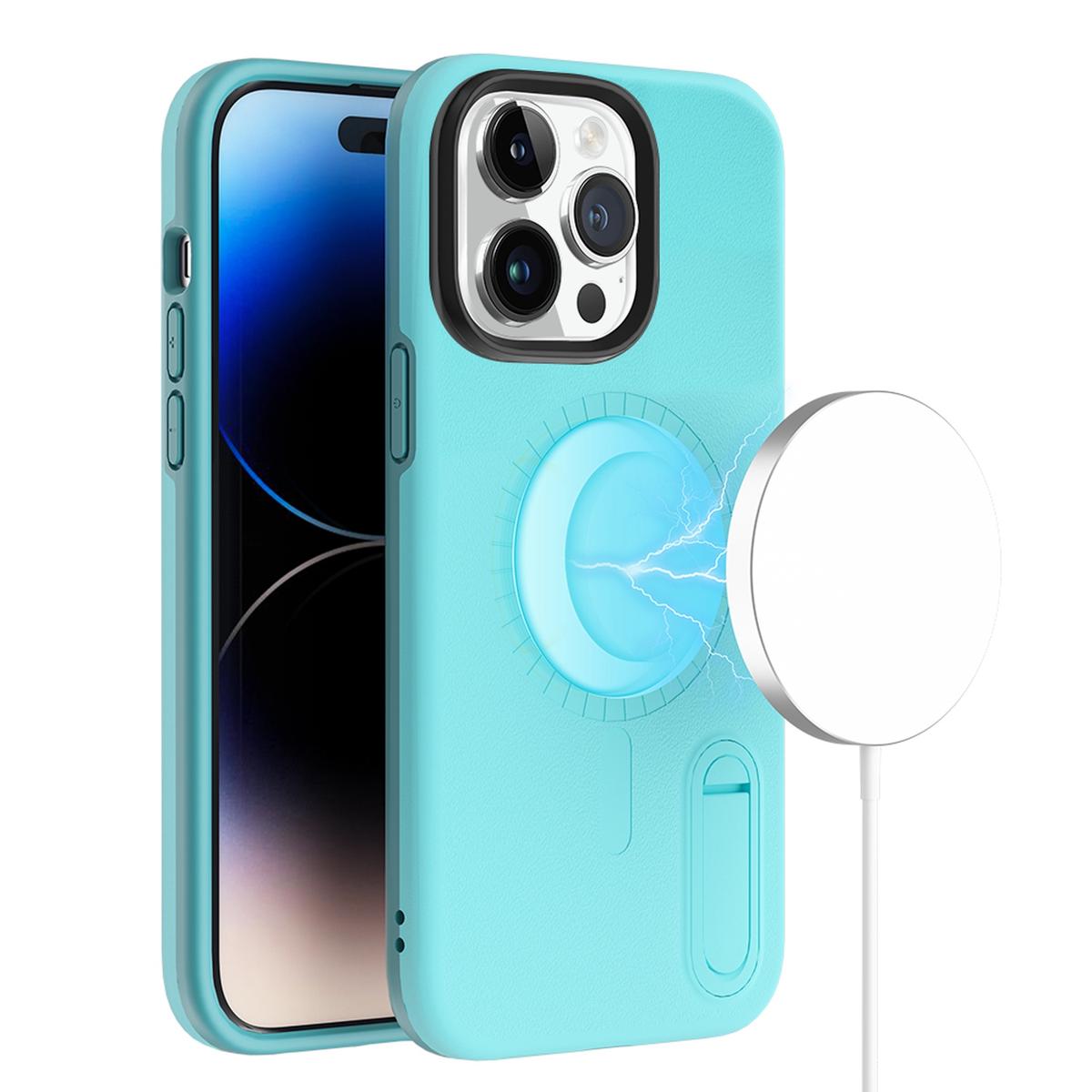 iPhone 14 PRO 6.1" Greatest Clear Acrylic [Magnetic Circle] Tough Shockproof Hybrid Case with Metal Buttons – Heavy-Duty & MagSafe Compatible, photo 11 of 17