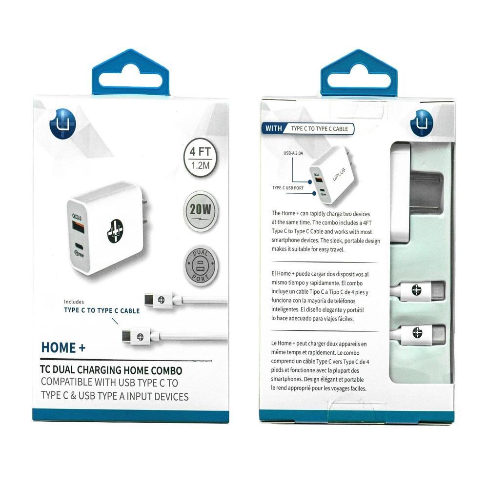 UPLUS COMBO HOME CHARGER - WHITE