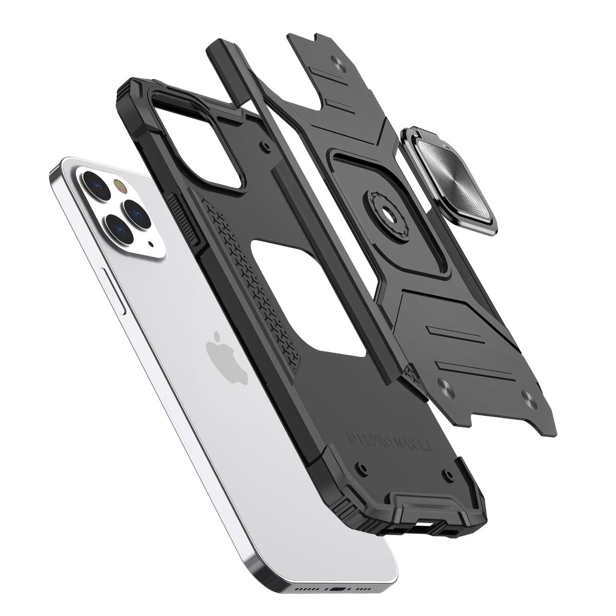 iPhone 14 Plus Robust Magnetic Kickstand Hybrid Case Cover with Shockproof Protection & Hands-Free Viewing, photo 2 of 7