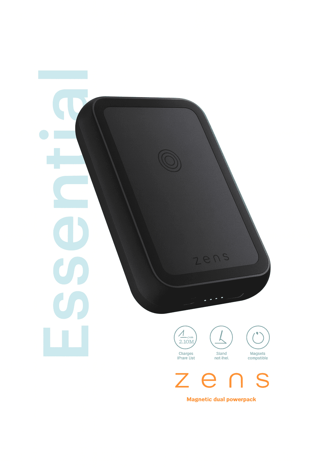 ZENS Essential Magnetic Dual Powerpack