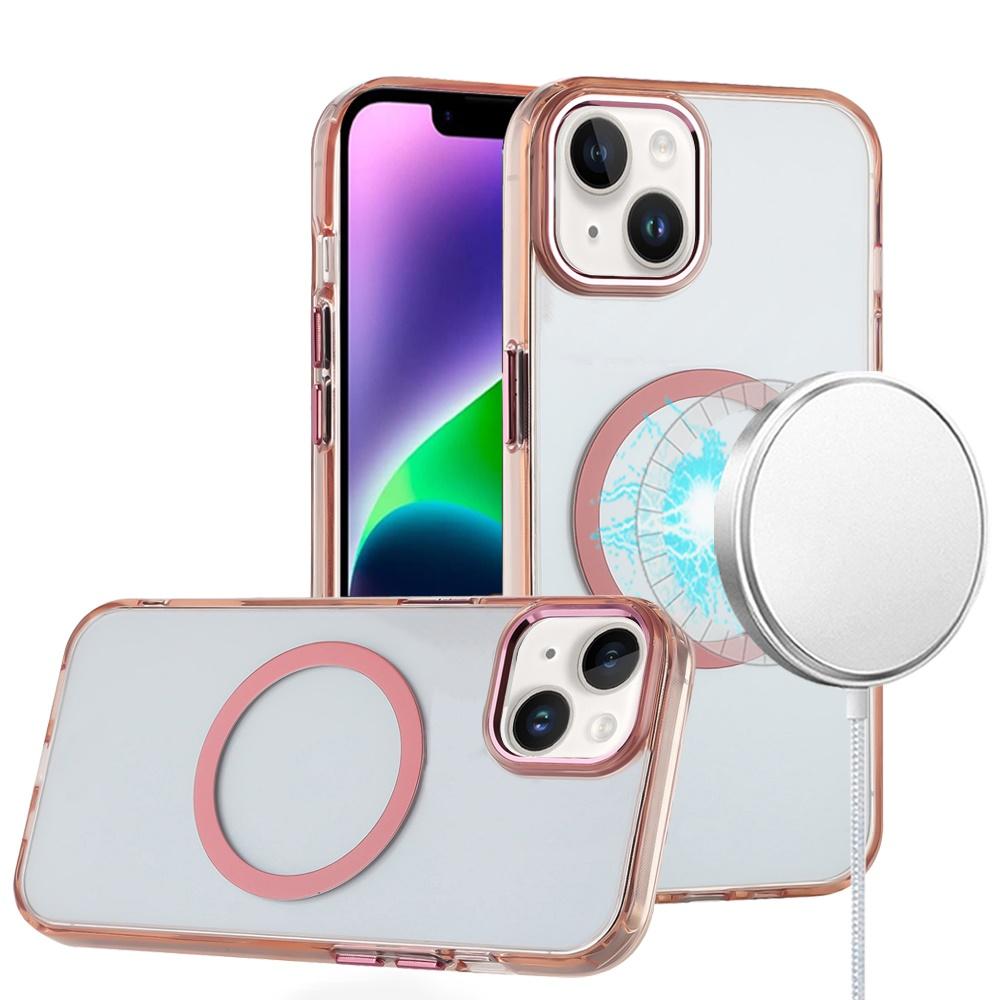 iPhone 14 Plus Magnetic Circle Ring Clear Hybrid Case | Premium Acrylic, Metal Buttons & Raised Camera Lip, photo 5 of 7