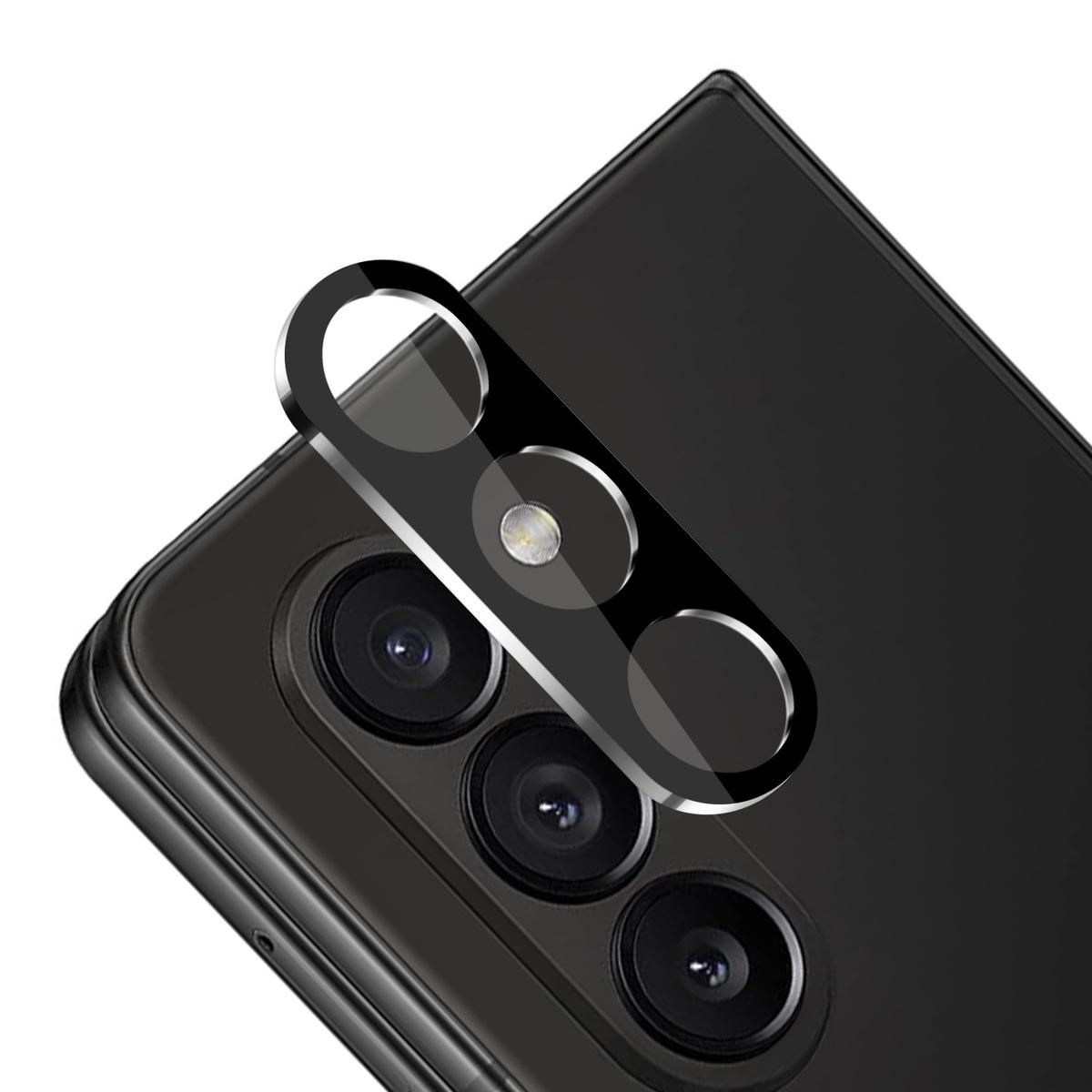 Samsung Galaxy Z Fold 7 Camera Lens Colored Edge Tempered Glass Protector - Black, photo 2 of 2