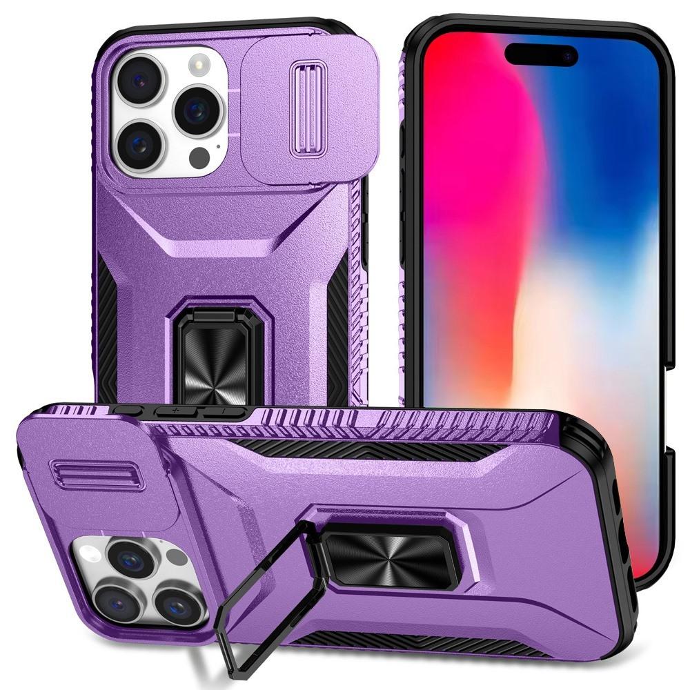 iPhone 16 Pro 6.3" Complete Magnetic Hybrid Case | Metal Ring Stand with Full Camera Protection & Shockproof Design, photo 5 of 11