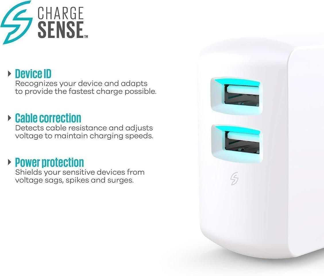 360 VIVID 4.8 PREMIUM WALL CHARGER WITH 2 USB PORTS, photo 2 of 3